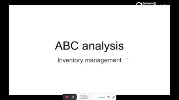 Problems in ABC analysis