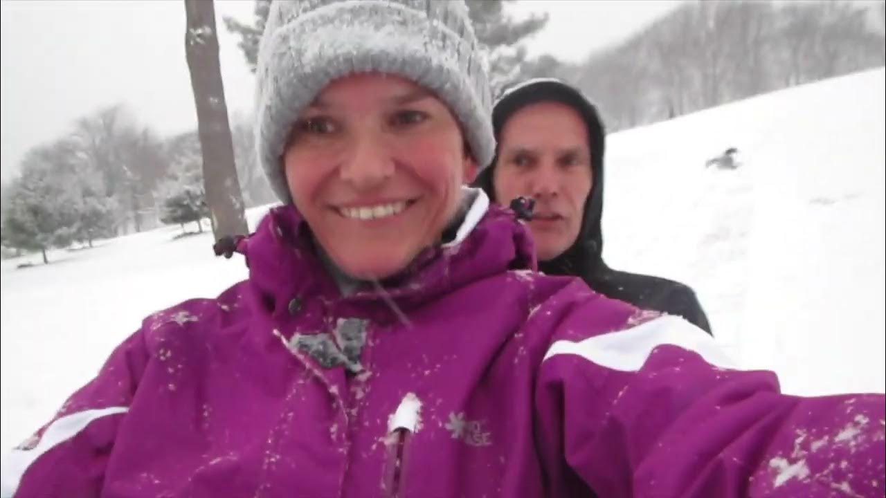 sledding, Owls head , Bay Ridge Brooklyn YouTube
