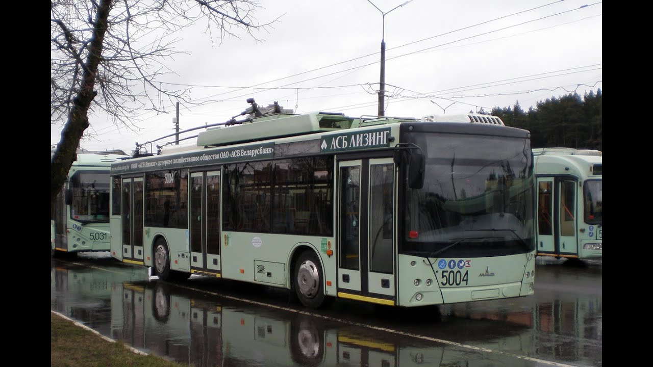 Минск.Поездка на троллейбусе №50 ДС Лошица-2 - метро Автозаводская