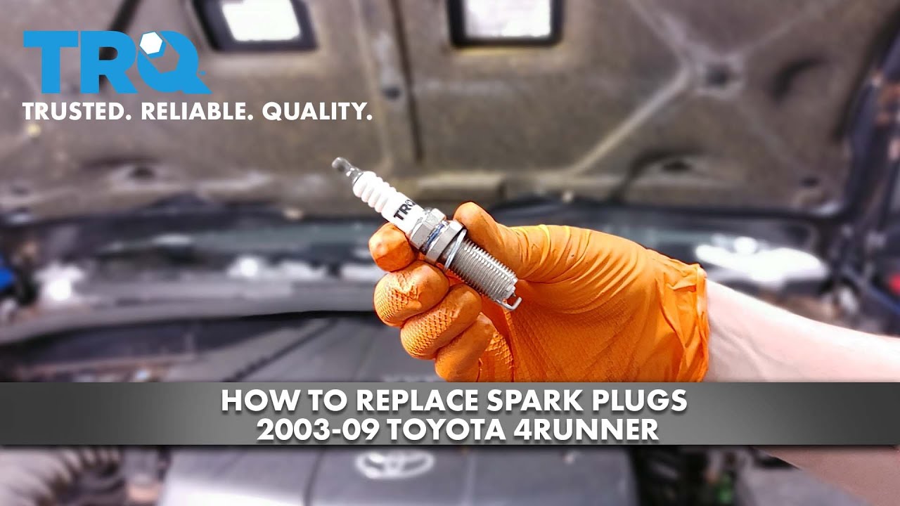 How To Replace Spark Plugs 2003-09 Toyota 4Runner - YouTube