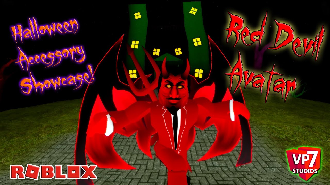 Roblox Devil Avatar Accessories Showcase Youtube - red devil roblox avatar