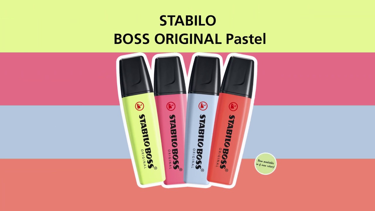 STABILO BOSS ORIGINAL Pastel Highlighter, BOSS