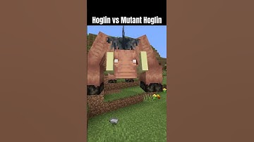 Hoglin vs Mutant Hoglin #shorts #shortsfeed #minecraft #gaming #memes #shortsfeed #daily #mods #fyp