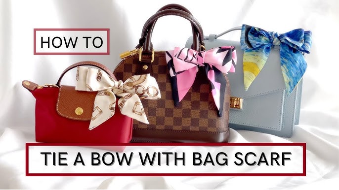 How To Tie Twilly Scarf On a Bag Handle 