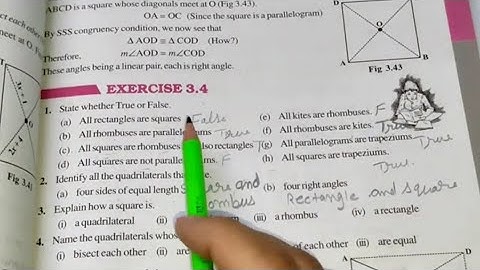 Understanding Quadrilateral Ex 3.4 Chapter- 3 || Class 8th Maths New Book  || New Edition 2023