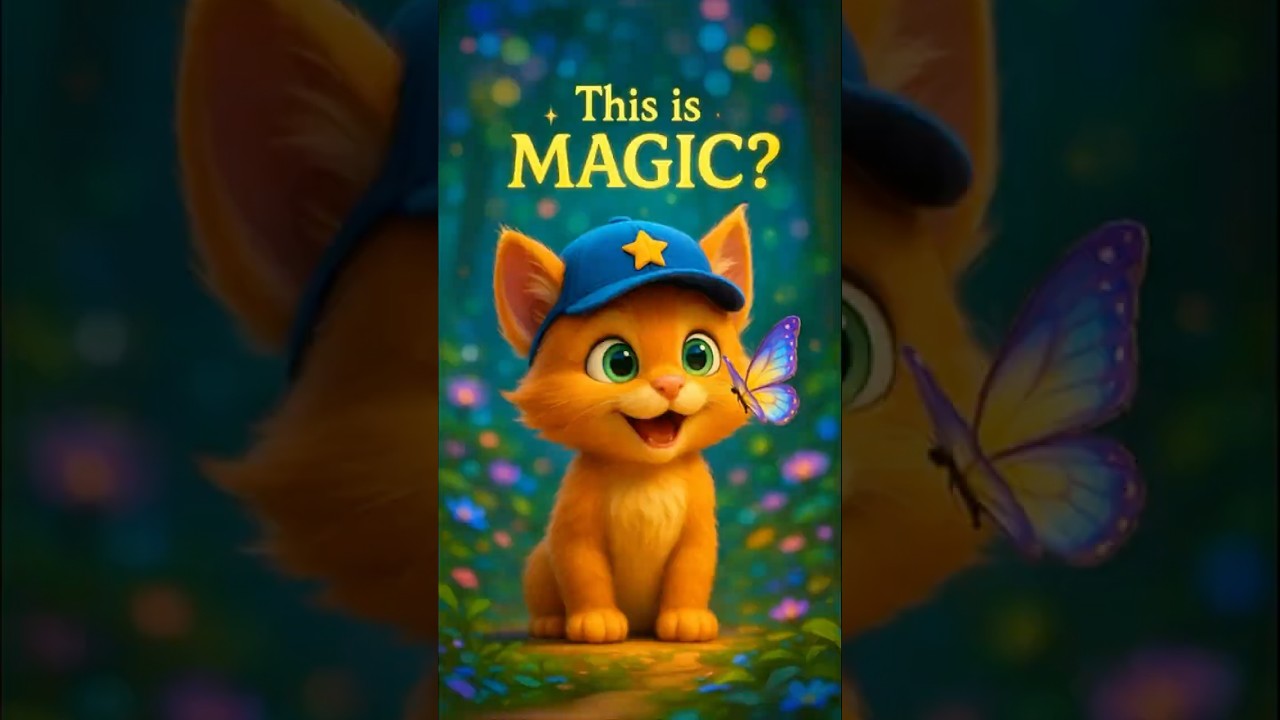 This is MAGIC? 🐾✨ | The Enchanted Journey of a Curious Kitten  