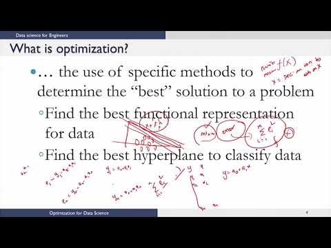 Optimization for Data