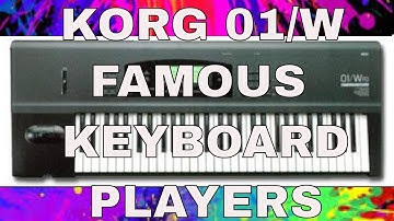 *SONG - KORG 01/W - Rick Wakeman, Edgar Groese, Keith Emerson, Greg Phillinganes, Jan Hammer