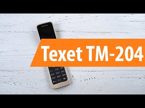 Распаковка Texet ТМ-204 / Unboxing Texet ТМ-204