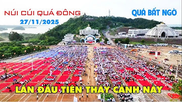 TRUNG TÂM HÀNH HƯƠNG ĐỨC MẸ NÚI CÚI QUÁ ĐÔNG VỚI NHIỀU BẤT NGỜ TRONG NGÀY GIÁO PHẬN#595