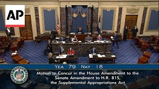 Moment US Senate passes aid for Ukraine, Israel and Taiwan