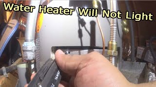 Rheem Water Heater Will Not Lite 3 Of  6 #Shorts