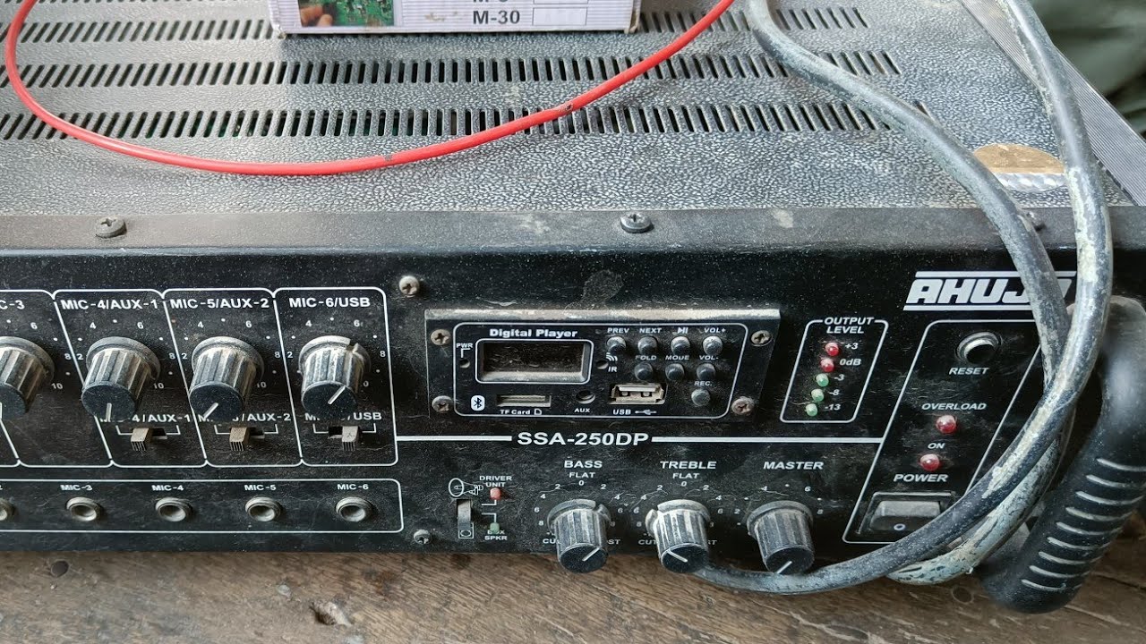 Ahuja 250 watt amplifier repair YouTube