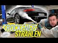 500€ für 4 Stunden Arbeit?! PORSCHE 997 wird TROCKENEIS gestrahlt | Fahr doch