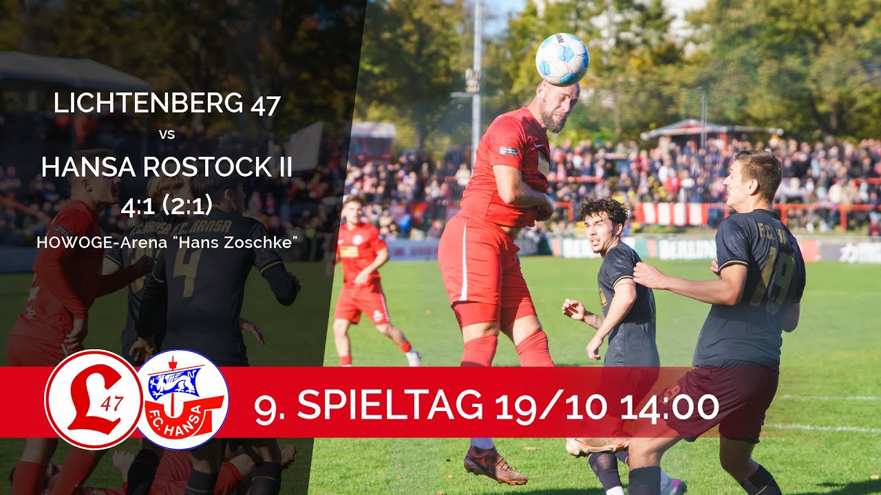 Spielszenen Lichtenberg 47 - Hansa Rostock II