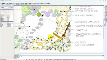 Use the rectangle option to speed landscape design drafting