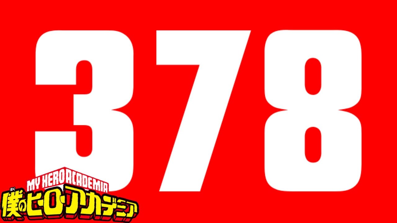 MY HERO ACADEMIA Chapter 378 LIVE Reaction & Review 