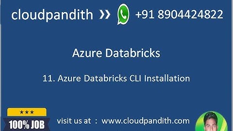 11. Quick Installation of Azure Databricks CLI || Create Azure Databricks Cluster using CLI