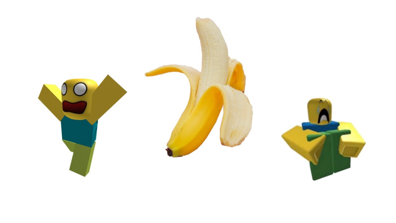 Jogando como pio banana no jogo banana Eat na Roblox