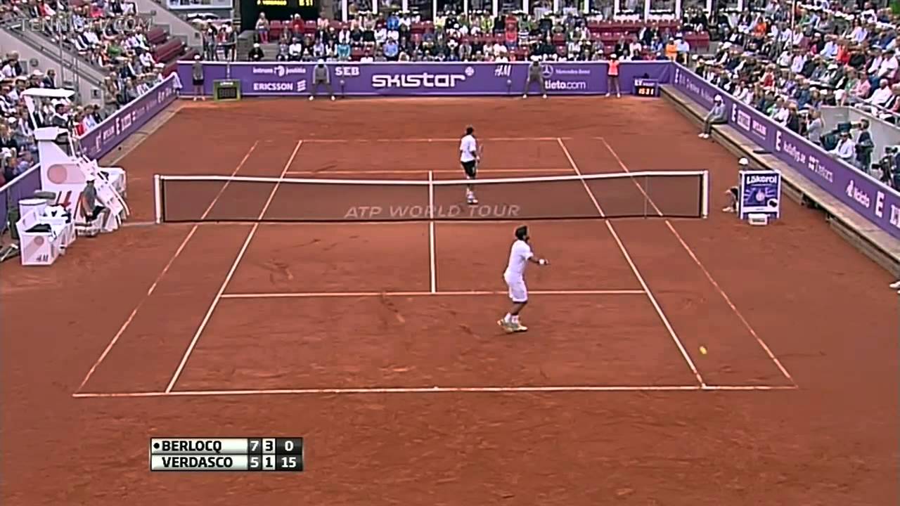 2013 Bastad Final - Verdasco vs Berlocq Highlights