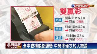 雙贏彩槓龜也頭獎! 數學老師:中獎率僅3%－民視新聞 