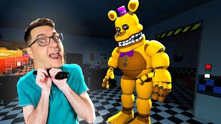 АНИМАТРОНИКИ ПУГАЮТ ОХРАННИКА НА КАРТЕ ПЯТЬ НОЧЕЙ С ПОНИ FNAF COOP ► Garry