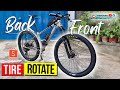 Tire rotate for bikes bicycle maetsuen