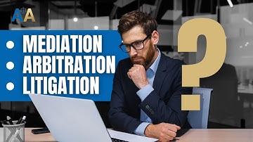 The Difference Between Mediation, Arbitration and Litigation 💳 ⚖️