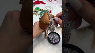 shoes remaking stones #craft #shortvideo shoes remaking stones #craft #shortvideo