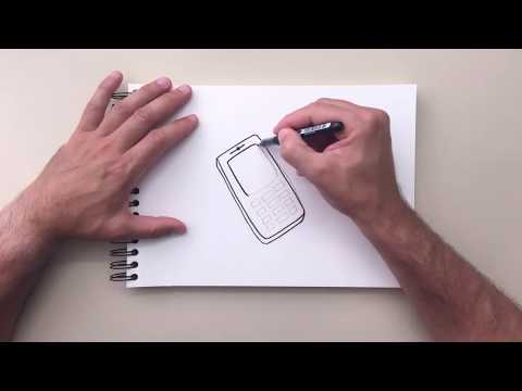 How to Draw a Cell Phone
