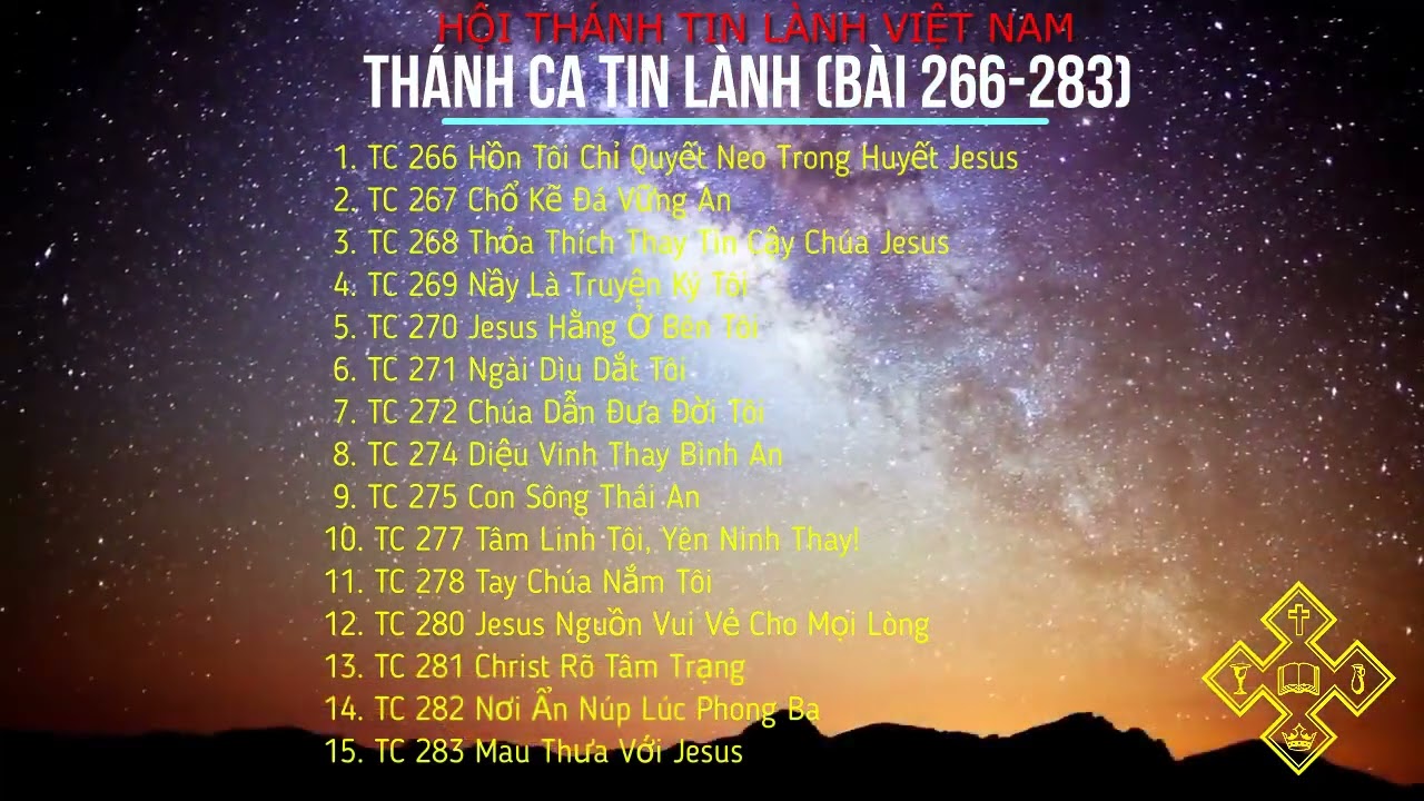 903 Thánh Ca Tin Lành Bài 266 - 283 (HTTLVN)