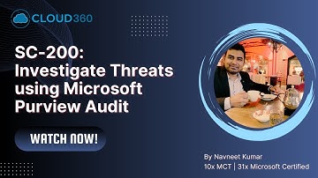 SC-200: Investigate Threats using Microsoft Purview Audit
