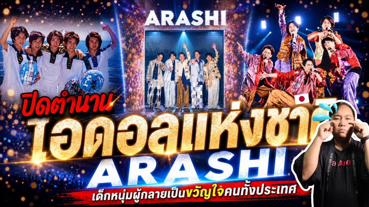 ปิดตำนานไอดอลแห่งชาติ อาราชิ ! | ARASHI ไอดอลที่เป็นที่รักที่สุดของญี่ปุ่น【ประวัติศาสตร์ Jpop】