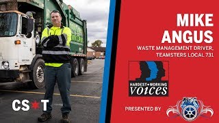 He traded in a desk for a 40,000-pound front-loader | Mike Angus: Hardest-Working Voices