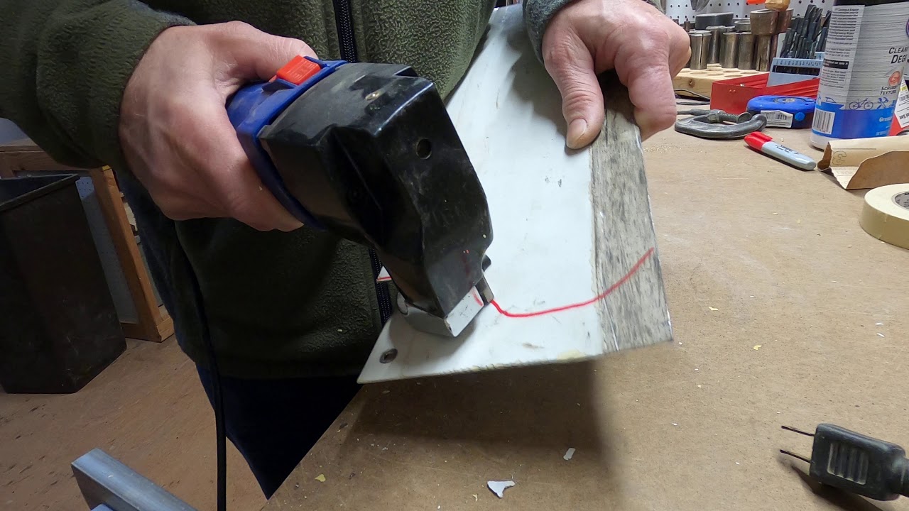 Cutting Metal with Electric Shears & NEW Throatless Electric