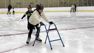 Logan Learning How To Ice Skate With Lea And Luke