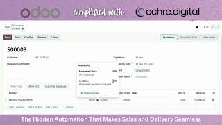 Complete Sales to Delivery Workflow in Odoo | Automate Orders, Inventory & Invoicing