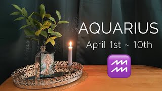 AQUARIUS ~ A long overdue apology \/ Still in love with you ~ April 2021 tarot reading