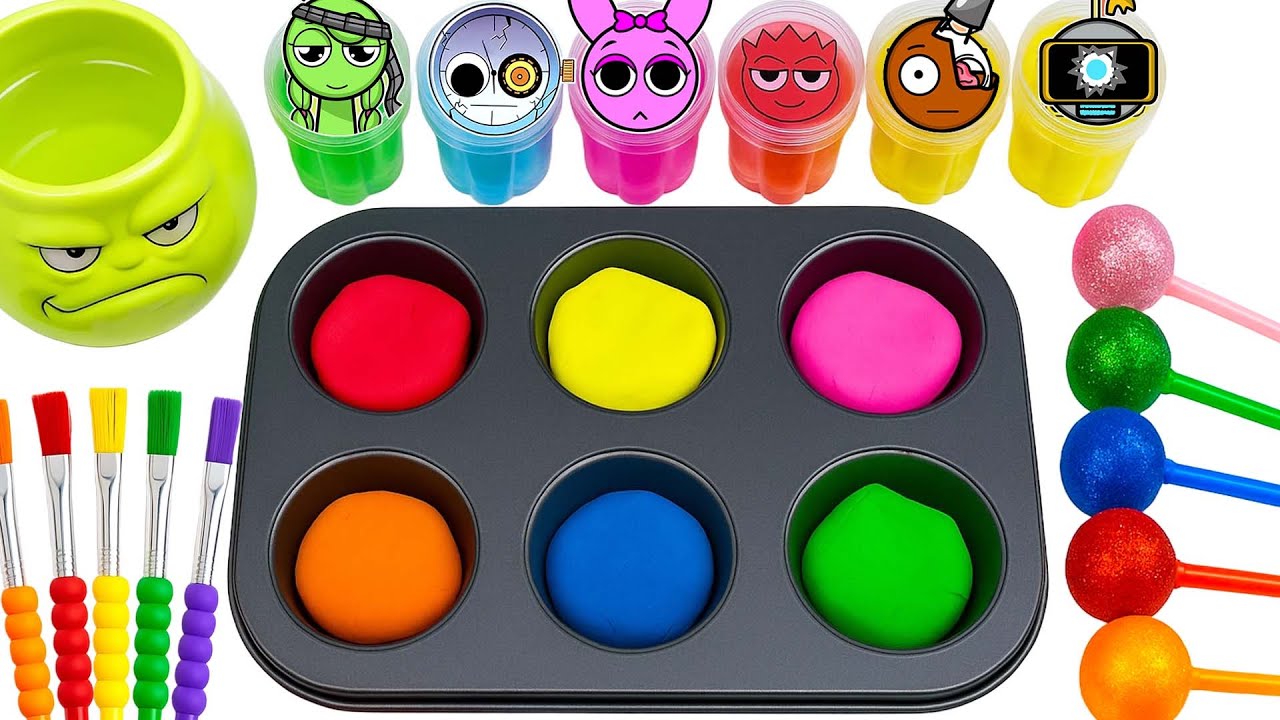 Satisfying Video DIY How To Make Rainbow EGGS & Glitter Forms Slimes & Candy Stars Slime Cutting