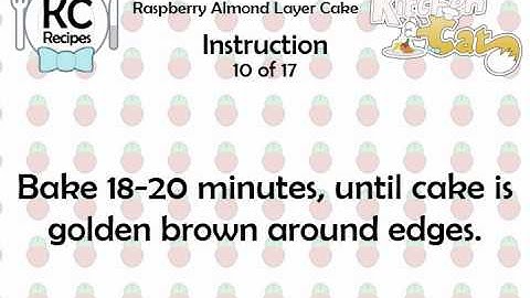 Raspberry Almond Layer Cake - Kitchen Cat