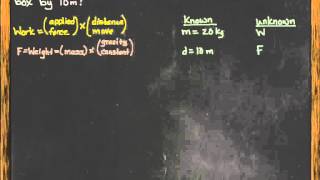 Work problem 2