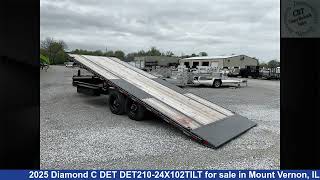Remarkable 2025 Diamond C DET Tilt Deck Trailer For Sale in Mount Vernon, IL