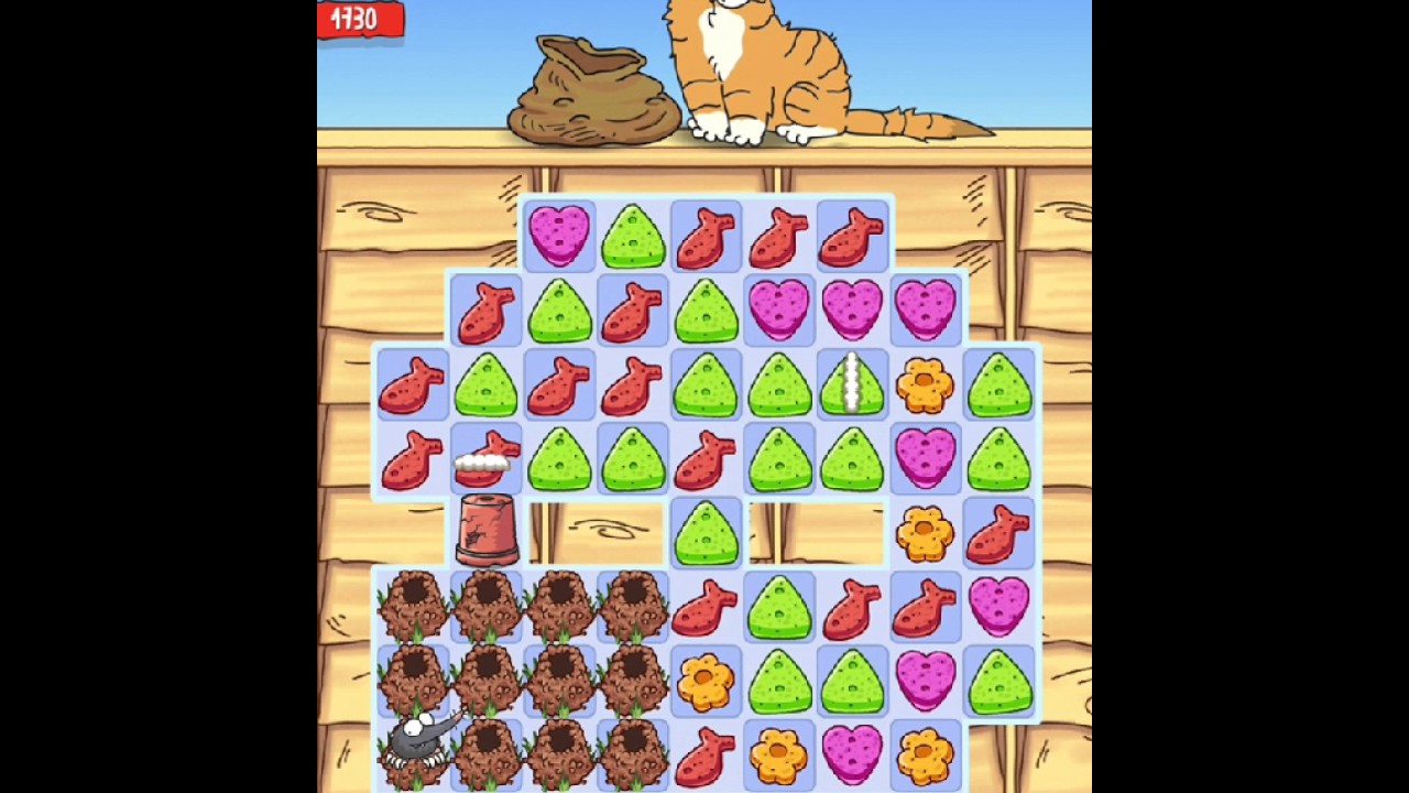 Simons Cat - Crunch Time - Level 84 - No Boosters (by match3news.com)