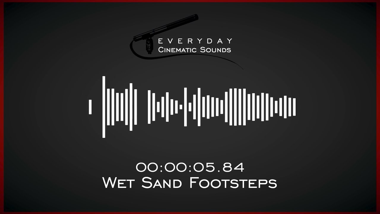 Footsteps on Wet Sand | HQ Sound Effects
