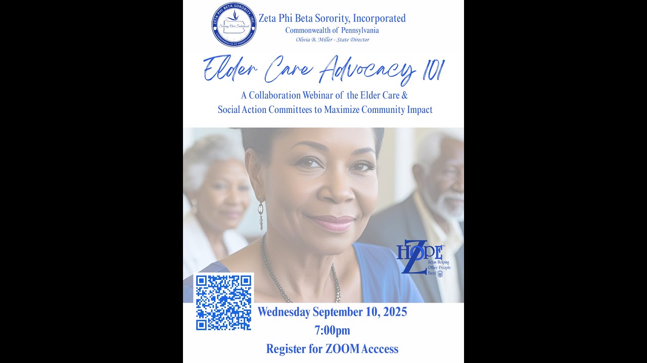 Elder Care Webinar 9/10/2025