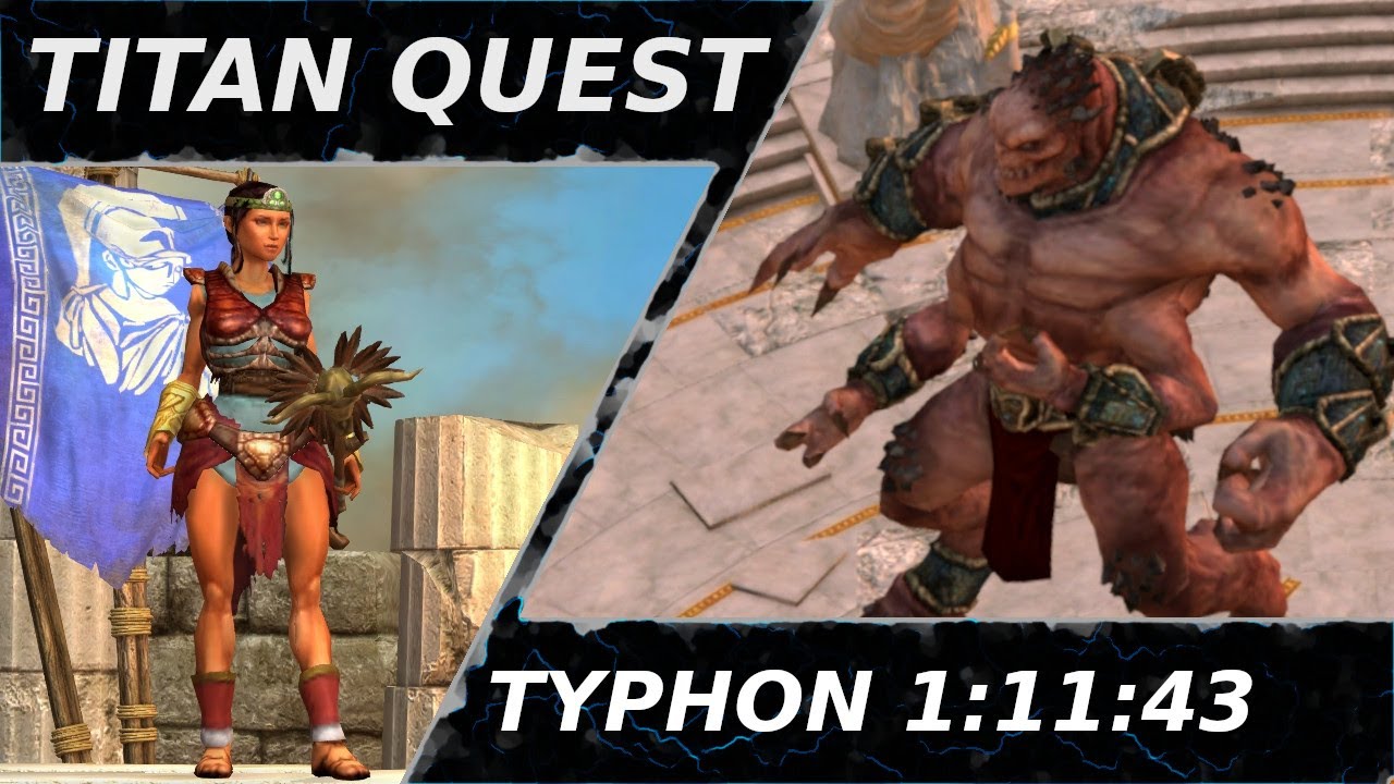 Titan Quest AE Speedrun Glitchless Typhon (