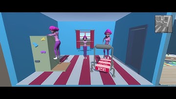 Hyper casual game scene with Unity