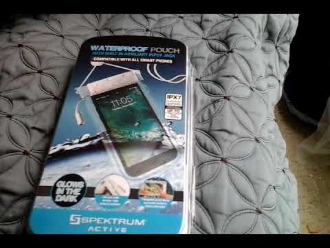 Spektrum active waterproof pouch for smartphones unboxing and review