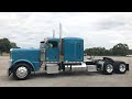 2019 Peterbilt 389 Metallic turquoise owner operator 565/2050