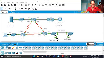 CCNA 4 - 8.2.4.14 Packet Tracer - Troubleshooting Enterprise Networks 3 Instructions - By VeryTutos